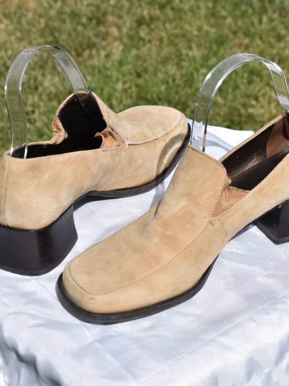 Franco Sarto Leather Wedge Shoe